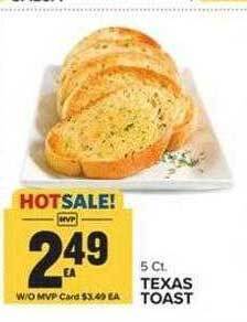 Food Lion Texas toast offer