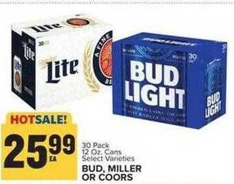 Food Lion Bud, miller or coors offer