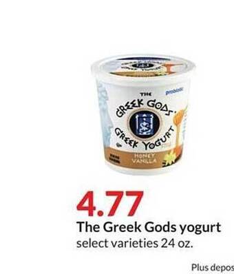Hy-Vee The greek gods yogurt offer