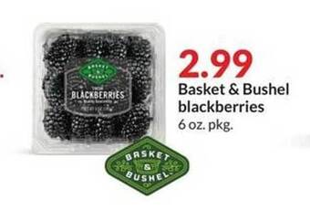 Hy-Vee Basket & bushel blackberries offer