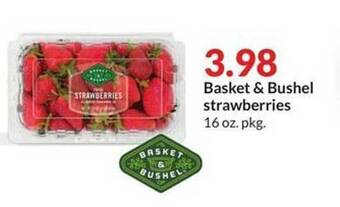 Hy-Vee Basket & bushel strawberries offer