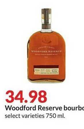 Hy-Vee Woodford reserve bourbon offer