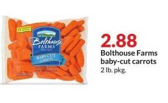 Hy-Vee Bolthouse farms baby-cut carrots offer