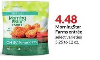 Hy-Vee Morningstar farms entrée offer