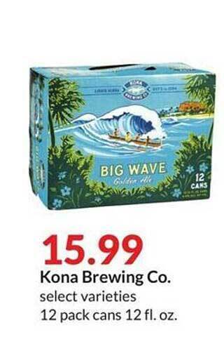 Hy-Vee Kona brewing co offer