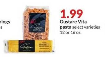 Hy-Vee Gustare vita pasta offer
