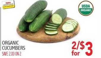 Ingles Markets Organic cucumbers offer