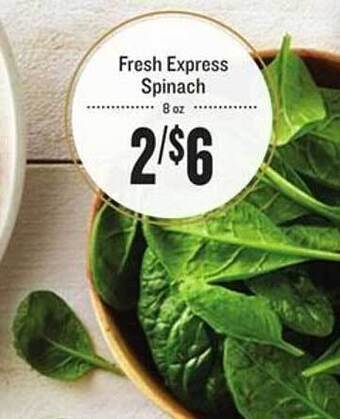Lowes Foods Fresh express spinach offer