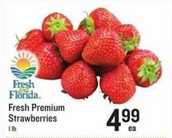 Lowes Foods Fresh premium strawberries offer