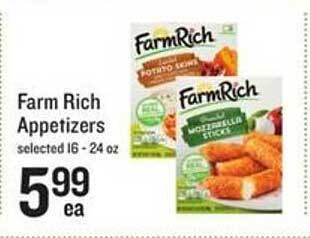 Farm rich appetizers