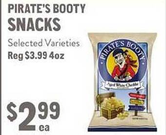 New Seasons Market Pirate's booty snacks offer
