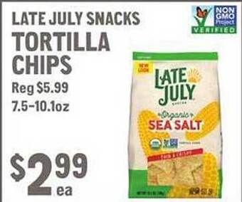 New Seasons Market Late july snacks tortilla chips offer