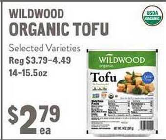 New Seasons Market Wildwood organic tofu offer