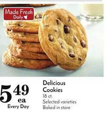 Pavilions Delicious cookies offer