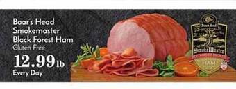 Pavilions Boar's head smokemaster black forest ham offer