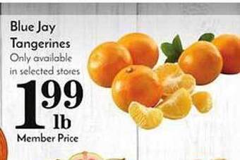 Pavilions Blue jay tangerines offer
