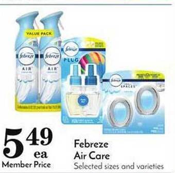 Pavilions Febreze air care offer