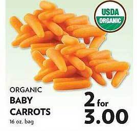 Reasors Organic baby carrots offer