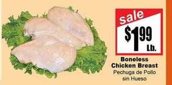 Rancho Markets Boneless chicken breast offer