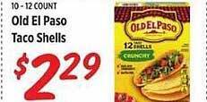 Rouses Old el paso taco shells offer