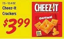 Rouses Cheez-it crackers offer