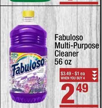 Super King Markets Fabuloso multi-purpose cleaner offer