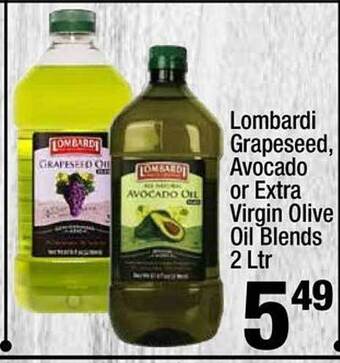 Super King Markets Lombardi grapeseed, avocado or extra virgin olive oil blends offer