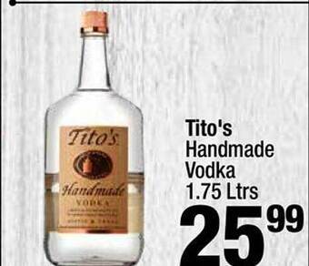 Super King Markets Tito's handmade vodka offer