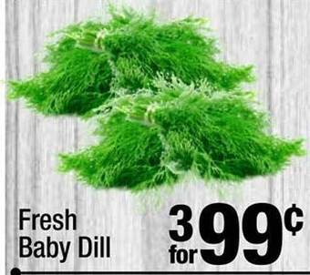Super King Markets Fresh baby dill offer