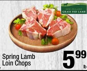 Super King Markets Spring lamb loin chops offer