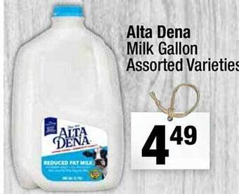 Super King Markets Alta dena milk gallon offer