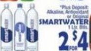 Bravo Supermarkets Smartwater offer