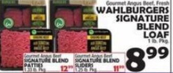 Bravo Supermarkets Wahlburgers Signature Blend Loaf offer