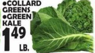 Bravo Supermarkets Collard Greens, Green Kale offer