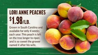 Central Market Lori Anne Peaches offer