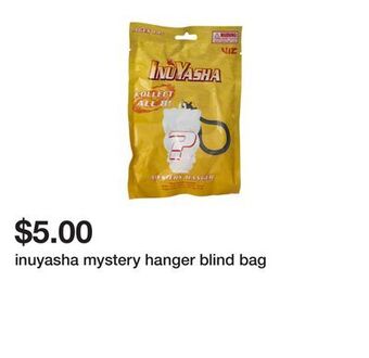 Five Below Inuyasha mystery hanger blind bag offer