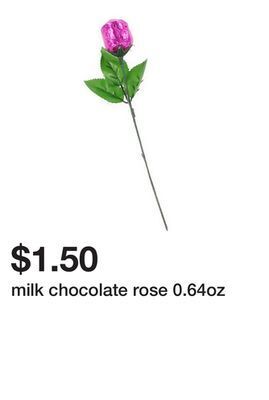 Five Below Milk chocolate rose 0.64oz offer