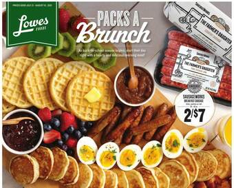 Lowes Foods Sausageworks Breakfast Sausage offer