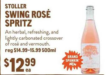 New Seasons Market Stoller Swing Rose Spritz offer