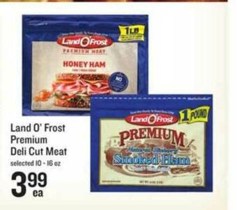 Lowes Foods Land O' Frost Premium Deli Cut Meat 10-16 Oz offer