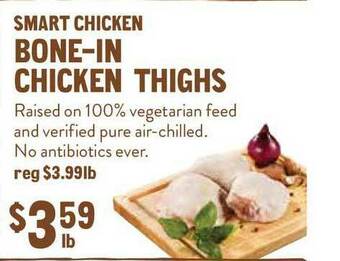 New Seasons Market Smart Chicken Bone-in Chicken Thighs offer