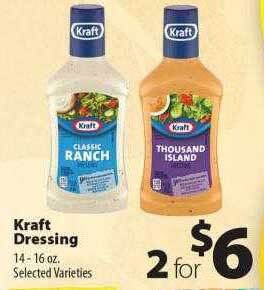 Times Supermarkets Kraft dressing offer