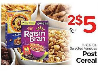 Edwards Food Giant Post cereal offer
