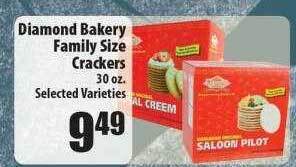 Times Supermarkets Diamond bakery family size crackers offer