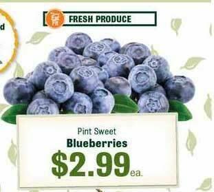 Robert Fresh Market Pint Sweet Blueberries offer