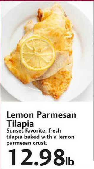 Sunset Foods Lemon Parmesan Tilapia offer
