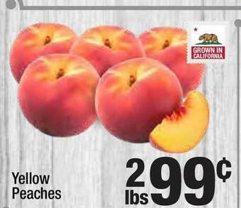 Super King Markets Yellow Peaches offer