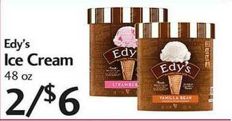 Sunset Foods Edy's Ice Cream 48 Oz offer