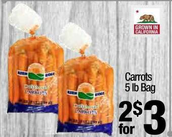 Super King Markets Carrots 5 Lb Bag offer