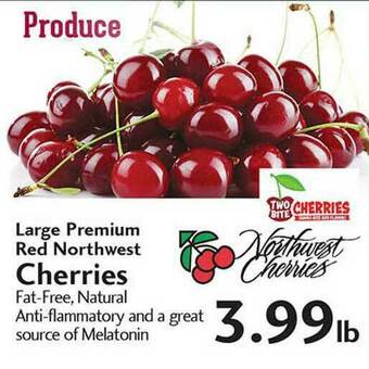 Sunset Foods Large Premium Red Northwest Cherries offer